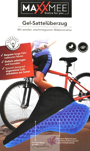 Maxxmee gel sattelüberzug mit - gel-sattelüberzug,